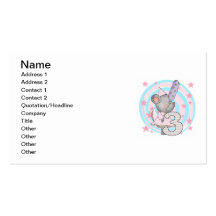 3èmes T-shirts et cadeaux d'anniversaire de souris Carte De Visite