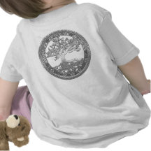[400] Arbre de la vie celtique [argent] T-shirt