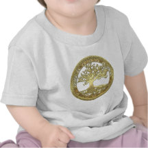 [400] Arbre de la vie celtique [or] T-shirt