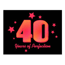 40 ans de perfection cartes postales