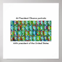 44 portraits du Président Obama