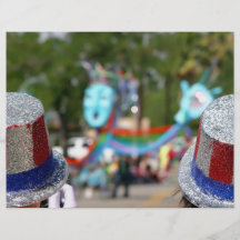 4 juillet chapeaux prospectus personnalisés