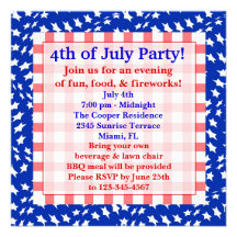 4 juillet invitation