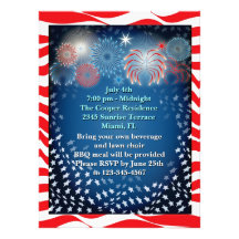 4 juillet invitation