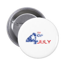 4 juillet - Jour de la Déclaration d'Indépendance  Badge