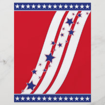 4 juillet - Jour de la Déclaration d'Indépendance Prospectus Avec Motif