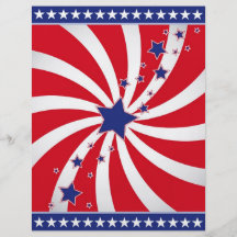 4 juillet - Jour de la Déclaration d'Indépendance Prospectus Avec Motif