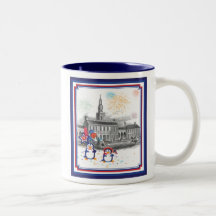 4 juillet tasse de pingouins