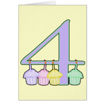 4ème Anniversaire Cartes