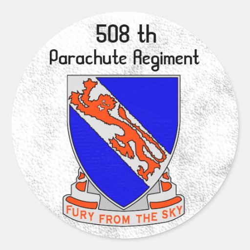 508TH FUREUR DU CIEL, 508 Th, régiment de parachut Autocollants