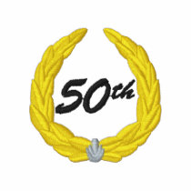 50 ans polos brodés
