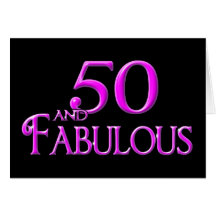 50 et FABULEUX Carte De Vœux