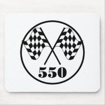 550 drapeaux Checkered Tapis De Souris