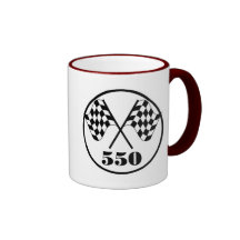 550 drapeaux Checkered Tasse