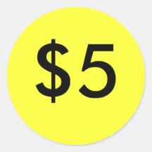 $5 ADHÉSIFS