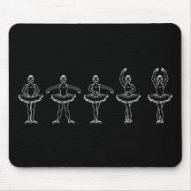 5 positions de ballet tapis de souris