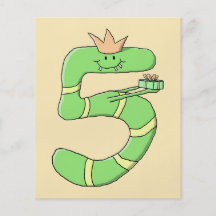 5ème Bande dessinée d'anniversaire, verte Tract Customisé