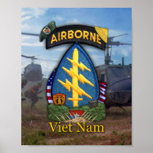 5ème copie de guerre de Vietnam de bérets verts de Affiches