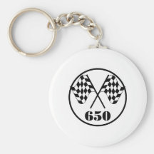 650 drapeaux Checkered Porte-clés