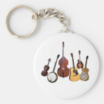6-Piece bande KEYCHAIN Porte-clé