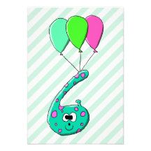 6ème Bande dessinée d'anniversaire, rose turquoise Bristol Personnalisé
