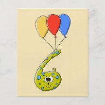 6ème Monstre de bande dessinée d'anniversaire Prospectus En Couleur