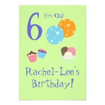 6ème Partie-Ballons d'anniversaire+Petits gâteaux/ Bristols Personnalisés