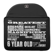 6èmes ans modernes frais de fête d'anniversaire pl poche pour macbook