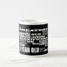 6èmes ans modernes frais de fête d'anniversaire pl tasse