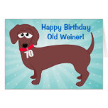 70 ans Weiner Cartes De Vœux