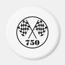 750 drapeaux Checkered Aimants Pour Réfrigérateur