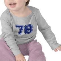 78 - nombre t-shirt