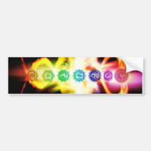 7 chakras autocollants pour voiture