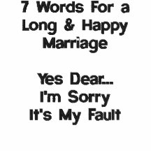 7 mots pour un long et heureux mariage polo brodé