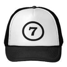 7NumberSevenInCircle Casquette