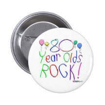 80 ans de roche ! badge avec épingle