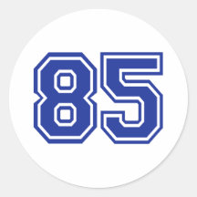 85 - nombre adhésifs