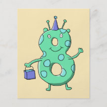 8ème bande dessinée d'anniversaire de vert turquoi prospectus personnalisés