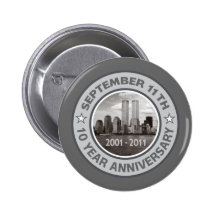 911 anniversaire de 10 ans pin's
