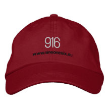 916 a brodé le casquette bas de boule casquette de baseball