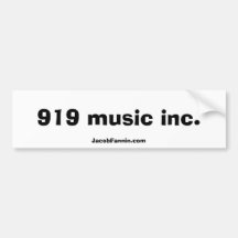 919 musique inc., JacobFannin.com Adhésif Pour Voiture