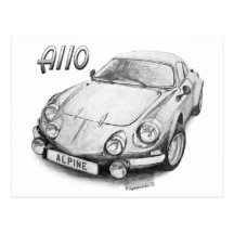 A110 alpin carte postale