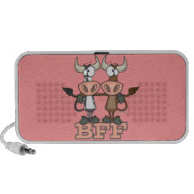 À BFF de vache de meilleurs amis amis pour toujour Haut-parleur Portable