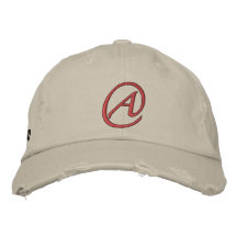 A est pour l'athée casquettes brodées