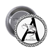 A est pour le fourmilier badge