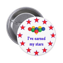 A gagné à mes étoiles la boule de Bocce Pin's Avec Agrafe