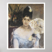 À la boule, Berthe Morisot 1875 Posters