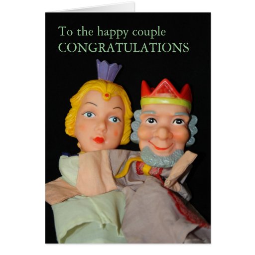 À la carte heureuse de coupleCONGRATULATIONS…