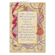 "À la maman, carte du jour de mère de votre fils"