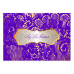 À lacets vintage/pourpre de PixDezines Modèle De Carte De Visite